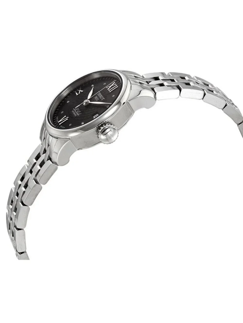 NWT Tissot Le Locle Automatic Black Diamond Dial Ladies Watch